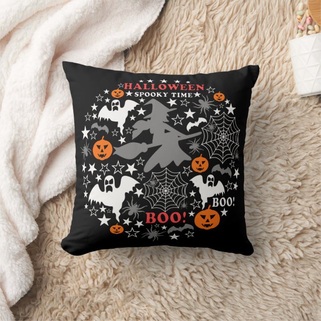 Coussin Heure Éffrayante Halloween (Couverture)