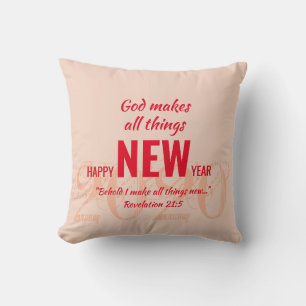 Coussin HEUREUSE NOUVELLE ANNÉE 2020 Christian Customisé R