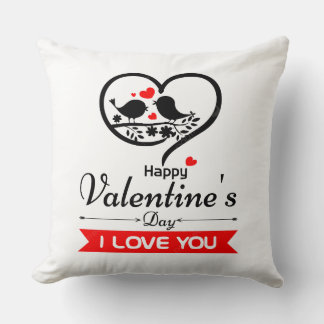 Coussin Heureuse Sainte-Valentin