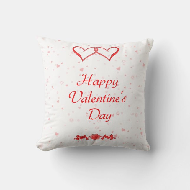coussin Heureuse Sainte-Valentin (Recto)