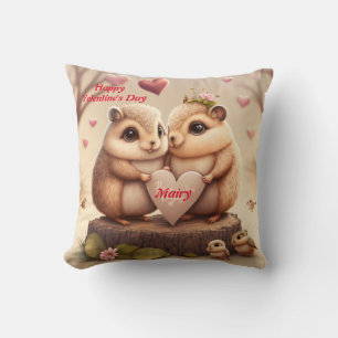 Coussin Heureuse Sainte-Valentin