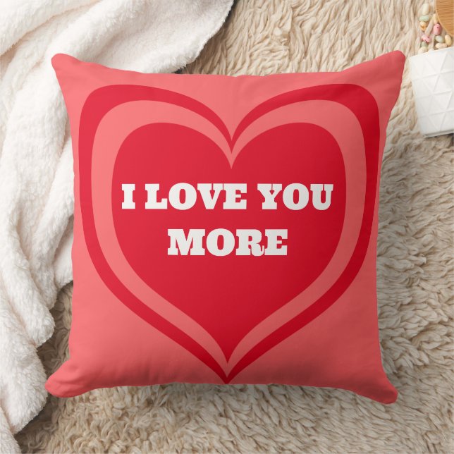 Coussin Heureuse Sainte-Valentin Je t'aime Plus de petit a (Couverture)
