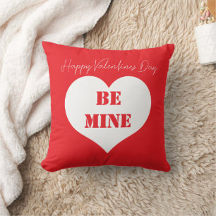 Coussin Heureuse Sainte-Valentin Soyez mien ami petit ami 