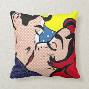 Coussin Heureusement pour toujours carreau d'art de bruit