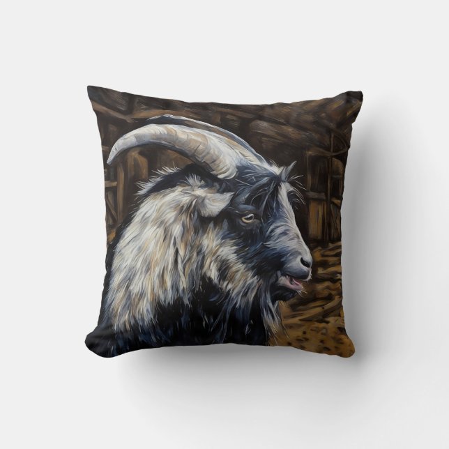 Coussin Heureux Billy Goat (Recto)