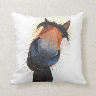Coussin heureux de carreau "de Dave heureux" de