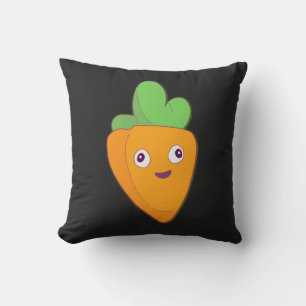 Coussin 🥕 heureux de dessus de carotte