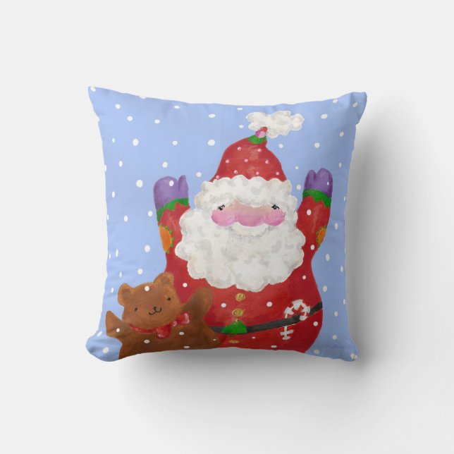 Coussin heureux de neige (Recto)