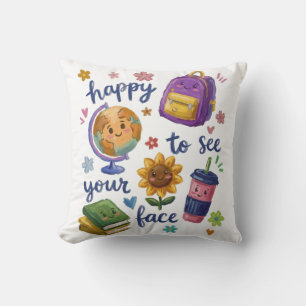 Coussin Heureux de voir votre visage