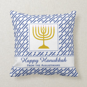 Coussin HEUREUX drapeau israélien HANOUKKA personnalisé