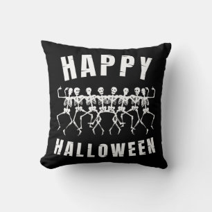 COUSSIN HEUREUX HALLOWEEN DANSER SKELETONS