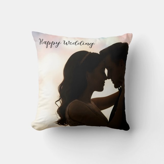 Coussin heureux mariage (Recto)