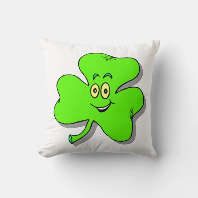 Coussin Heureux Shamrock Cushion (Recto)