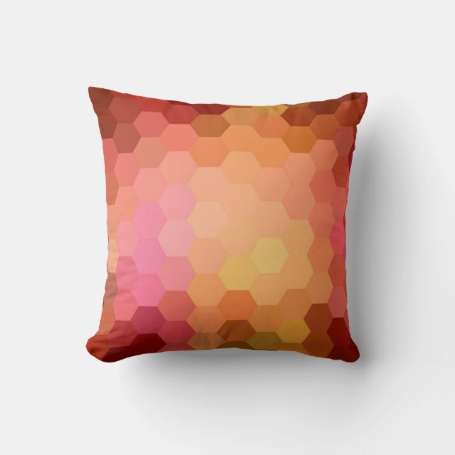 Coussin Hexagon Chevron Motif 2 (Recto)