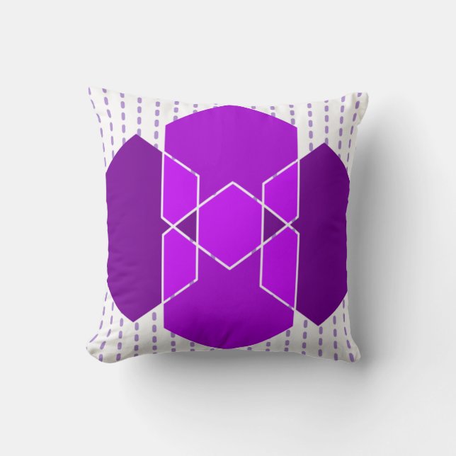 Coussin Hexagones de Bauhaus (Recto)