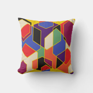 Coussin Hexagones de Bauhaus