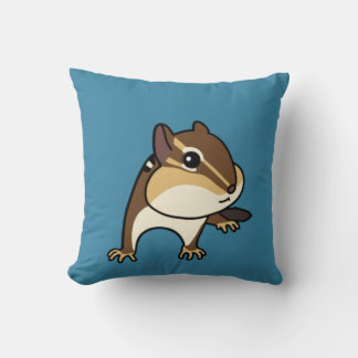 Coussin Hey Chippy Chipmunk sac bleu! リ 青 マ い の ク des ré