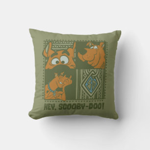 Coussin Hey Scooby-Doo Tribal Square Graphic