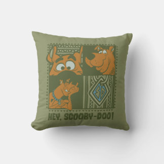 Coussin Hey Scooby-Doo Tribal Square Graphic