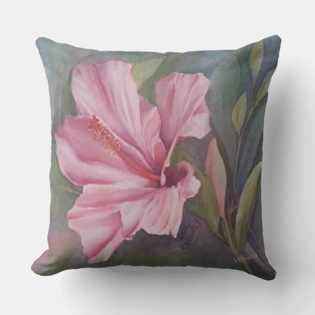 COUSSIN HIBISCUS CHAUD (Recto)
