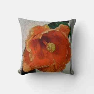 COUSSIN HIBISCUS ORANGE