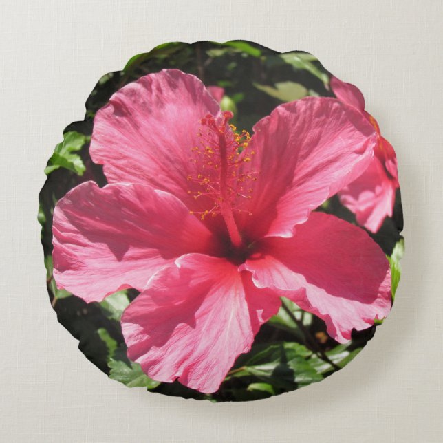 Coussin - Hibiscus rose Blossom (Devant)
