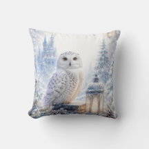 Hibou Blanc Magie d'Hiver