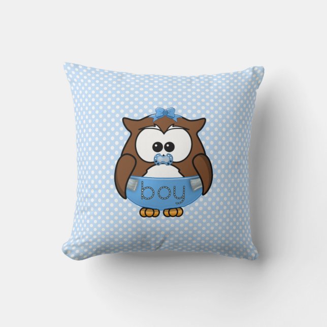 Coussin hibou de bébé (Recto)