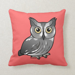 Coussin Hibou de cri strident occidental