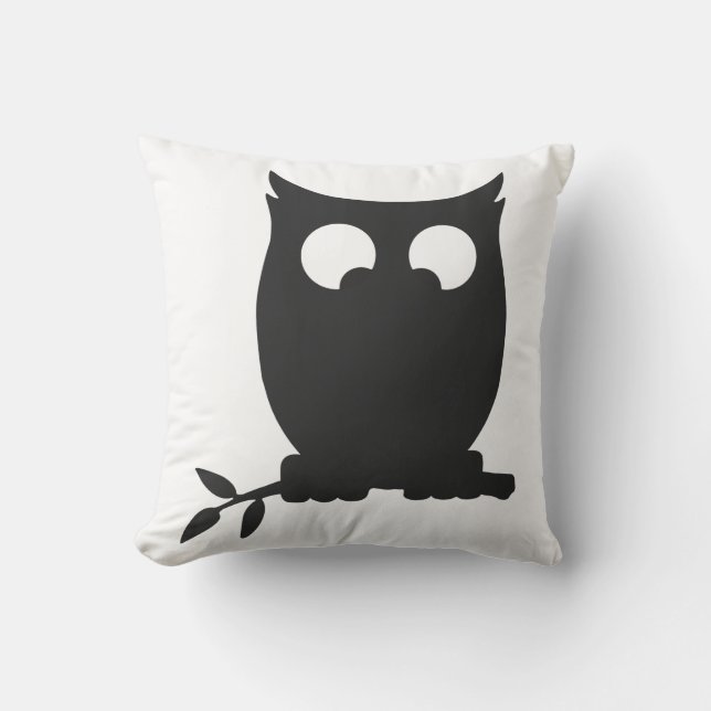 Coussin HIBOU observé par croix (Recto)