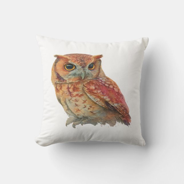 Coussin Hibou sage (Recto)