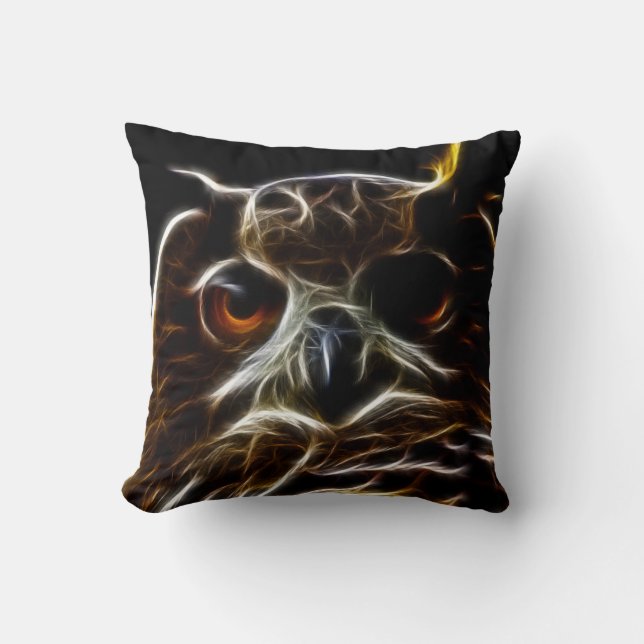 Coussin Hibou sauvage (Recto)