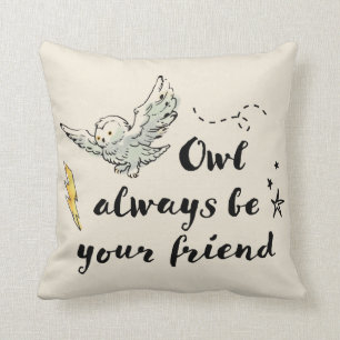 Coussin Hibou sera toujours votre ami