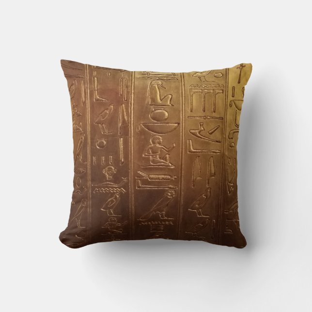 Coussin hiéroglyphe égyptien (Recto)