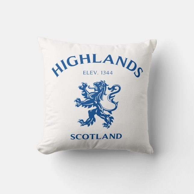 Coussin HIGHLANDS Ecosse (Recto)