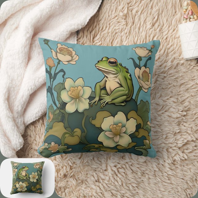 Coussin Hiiaka (Hiiaka Throw Pillow (Front & Back))