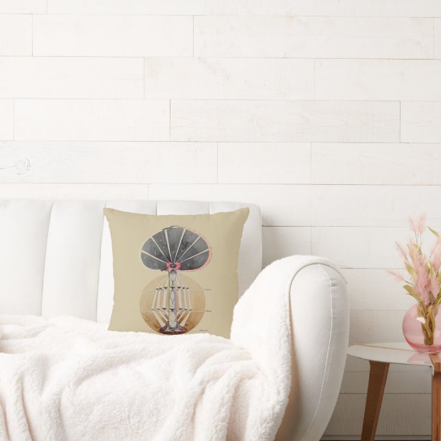 Coussin Hilma af Klint - Arbre du savoir, no 3 (Canapé)