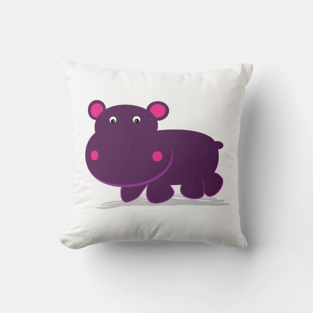 Coussin Hippo mignon (Recto)