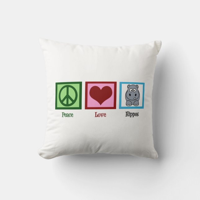 Coussin Hippo mignon (Recto)