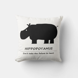 Coussin Hippopotame
