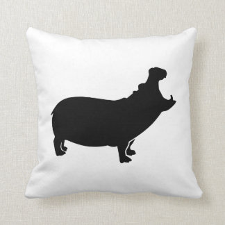 Coussin Hippopotame d'hurlement