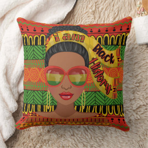 Coussin Histoire noire Multi - Couleur Jeu d'oreiller