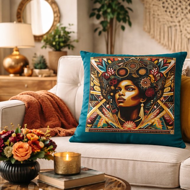 Coussin Histoire noire Un hommage aux threads (Créateur téléchargé)