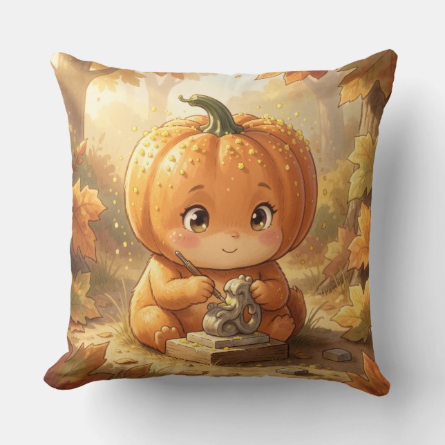 Coussin Histoires enchantées d'Halloween.11 (Recto)