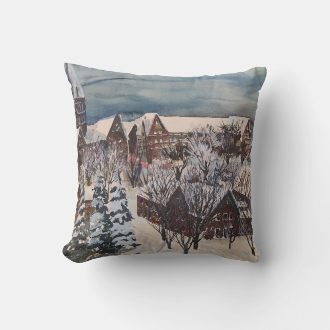 Coussin "Hiver 1968" (Recto)