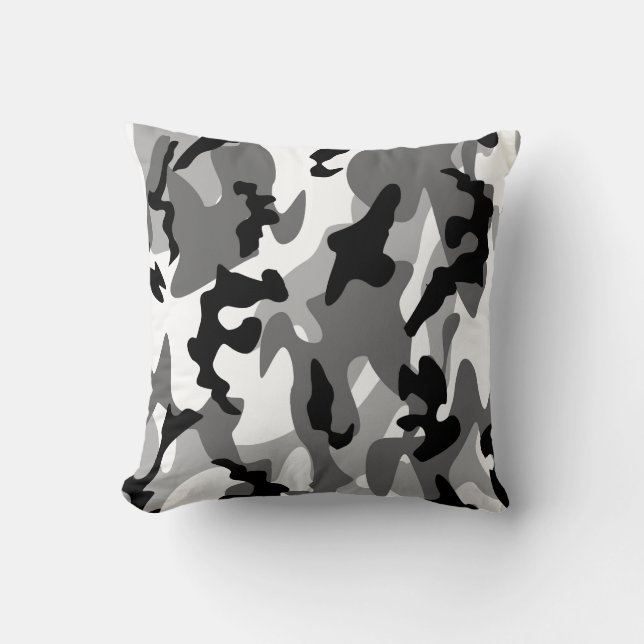 Coussin Hiver Camo (Recto)