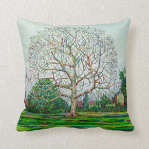 Coussin Hiver d'arbre d'arc
