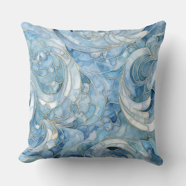 Coussin Hiver du royaume de l'Imaginaire de destination (Recto)