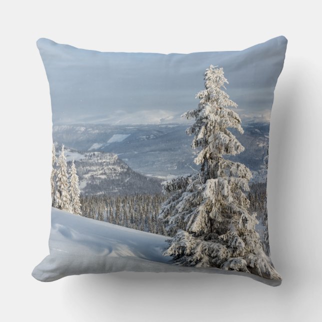 Coussin Hiver en Norvège (Recto)