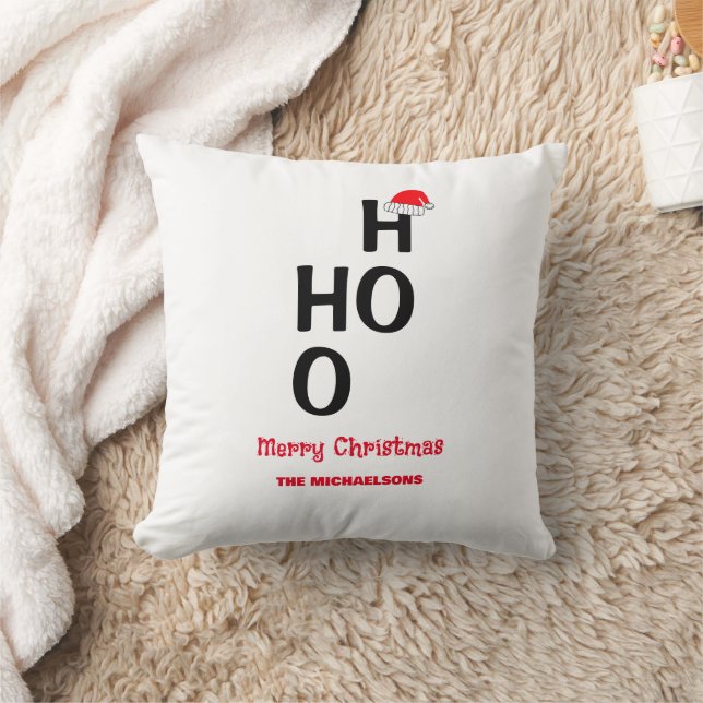 Coussin Ho Ho Ho : Joyeux Noël (Couverture)
